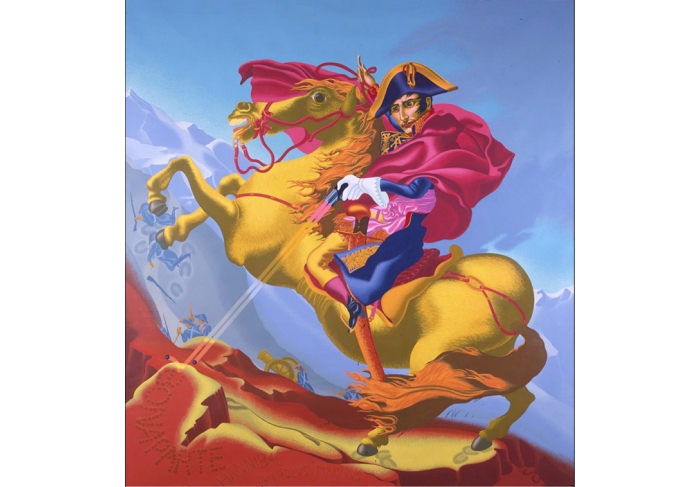 Peter Saul Napoleon Crossing the Alps