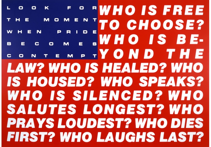 Barbara Kruger Untitled (Questions)