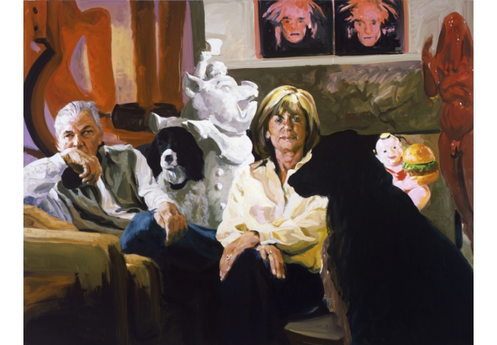 Eric Fischl Portrait of Kent and Vicki Logan