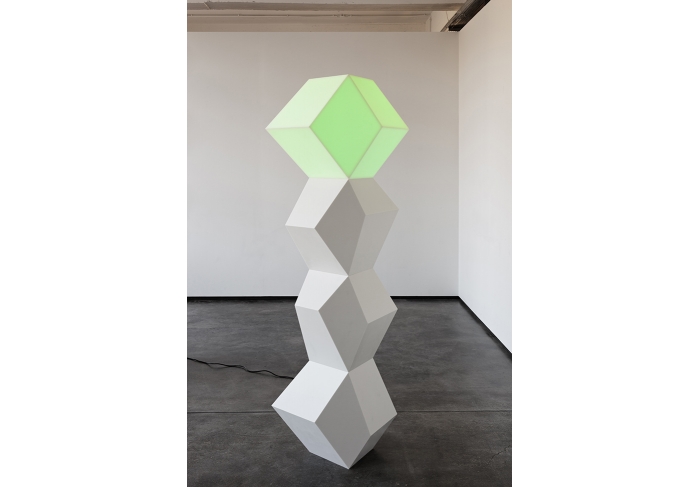 Angela Bulloch Corian Four Sculpture One Light